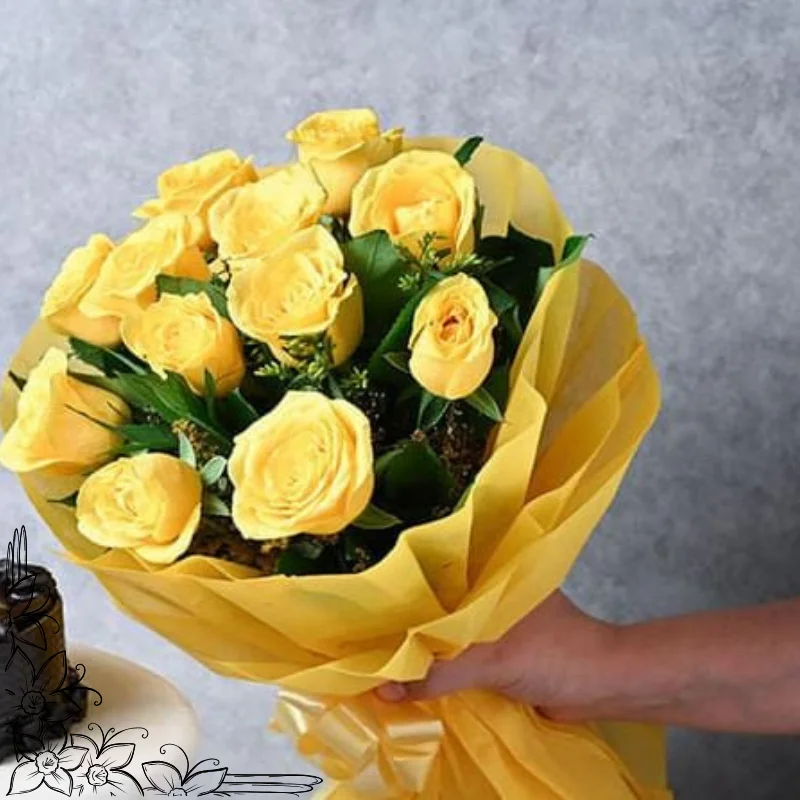 Yellow Roses Bouquet